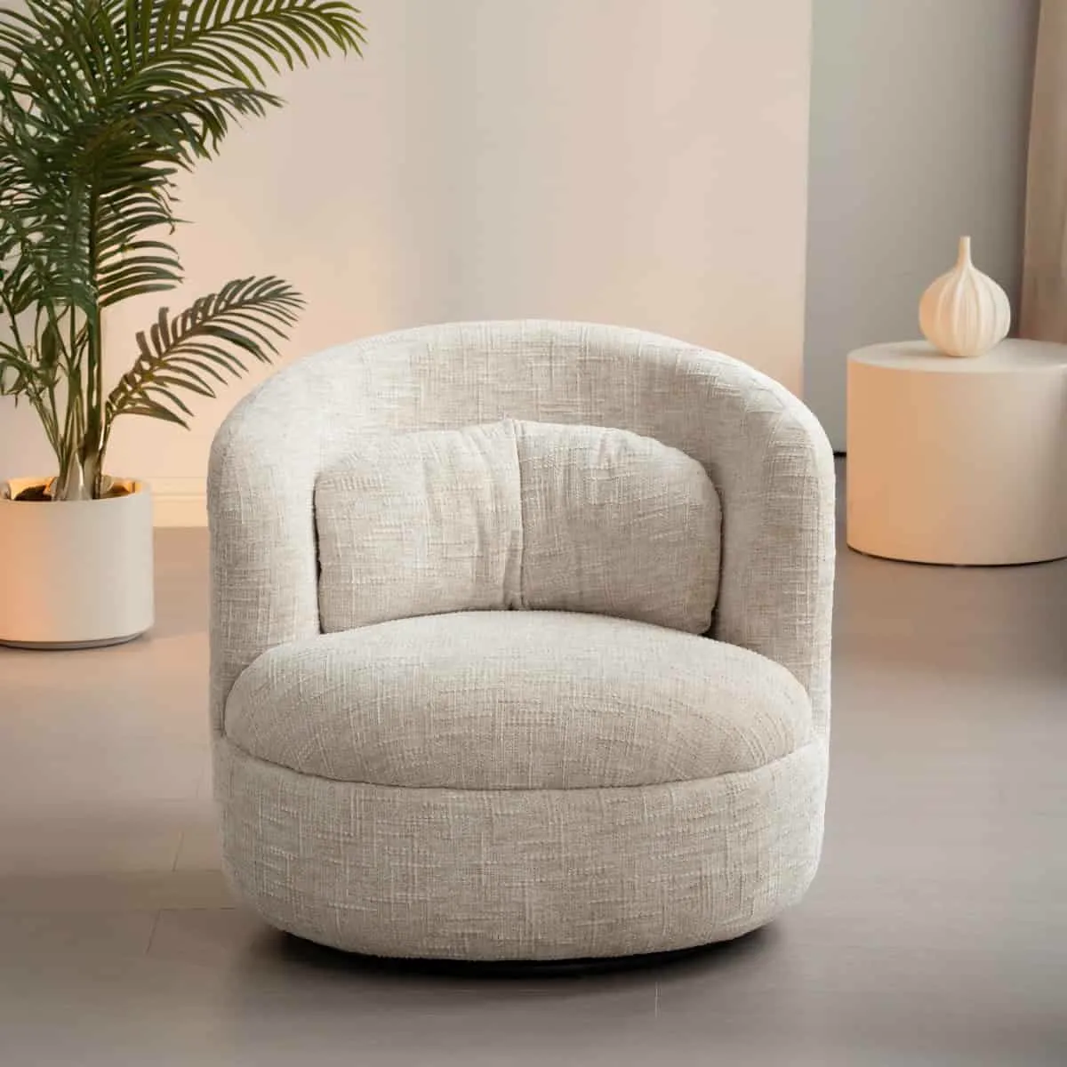 Armchair Britt Cream - Livingfurn