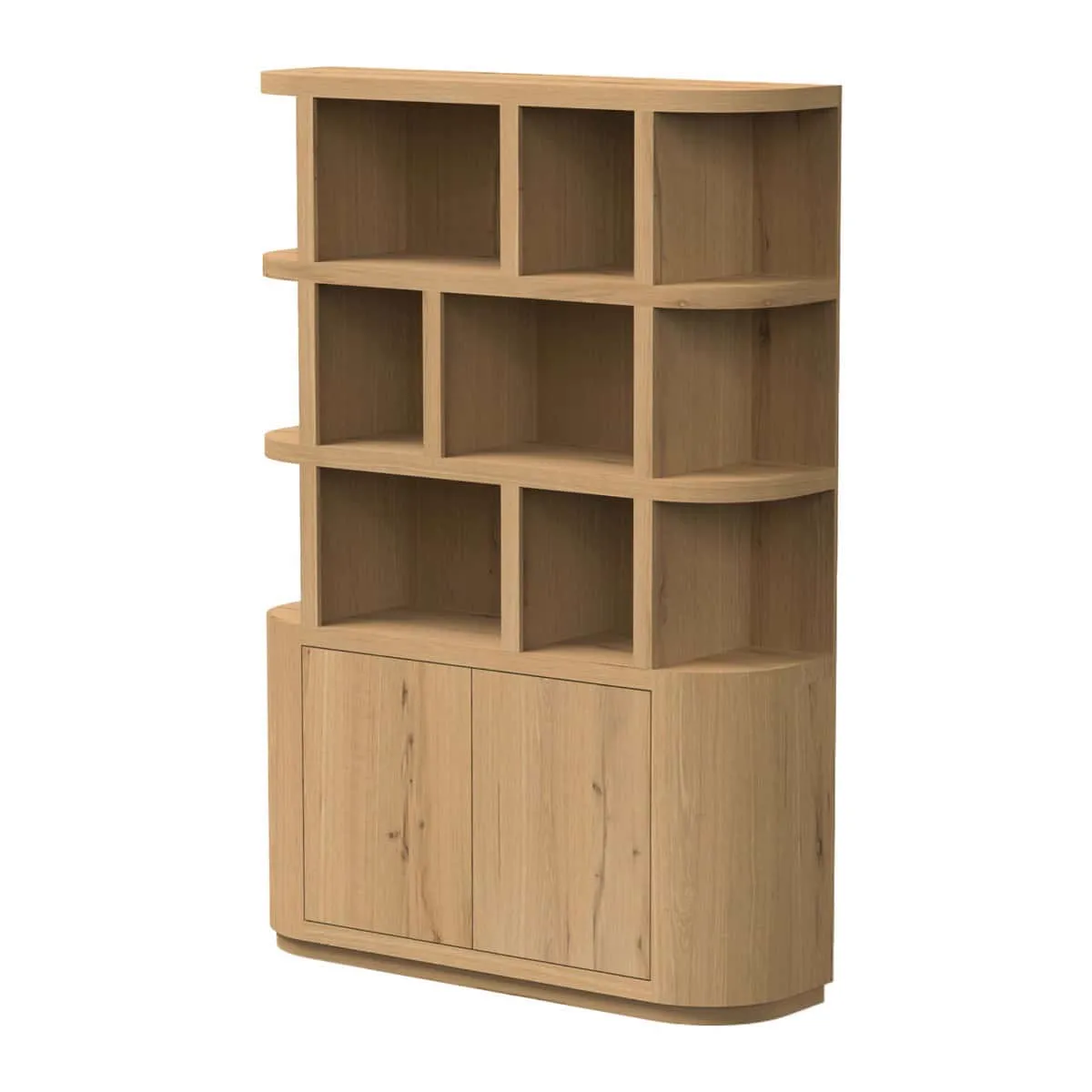 Novero Bookcase 145cm - Livingfurn