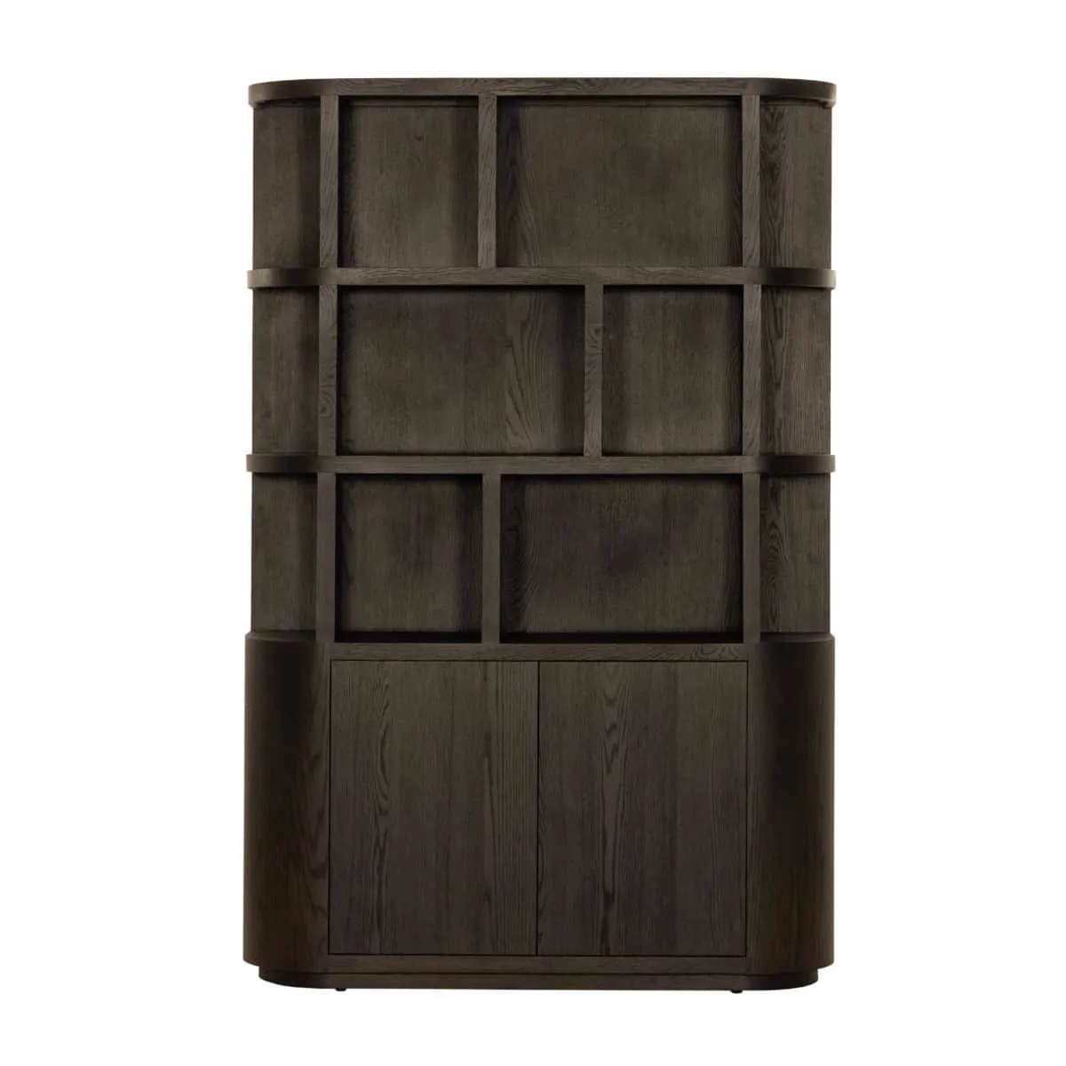 Novero Bookcase Espresso 145cm - Livingfurn