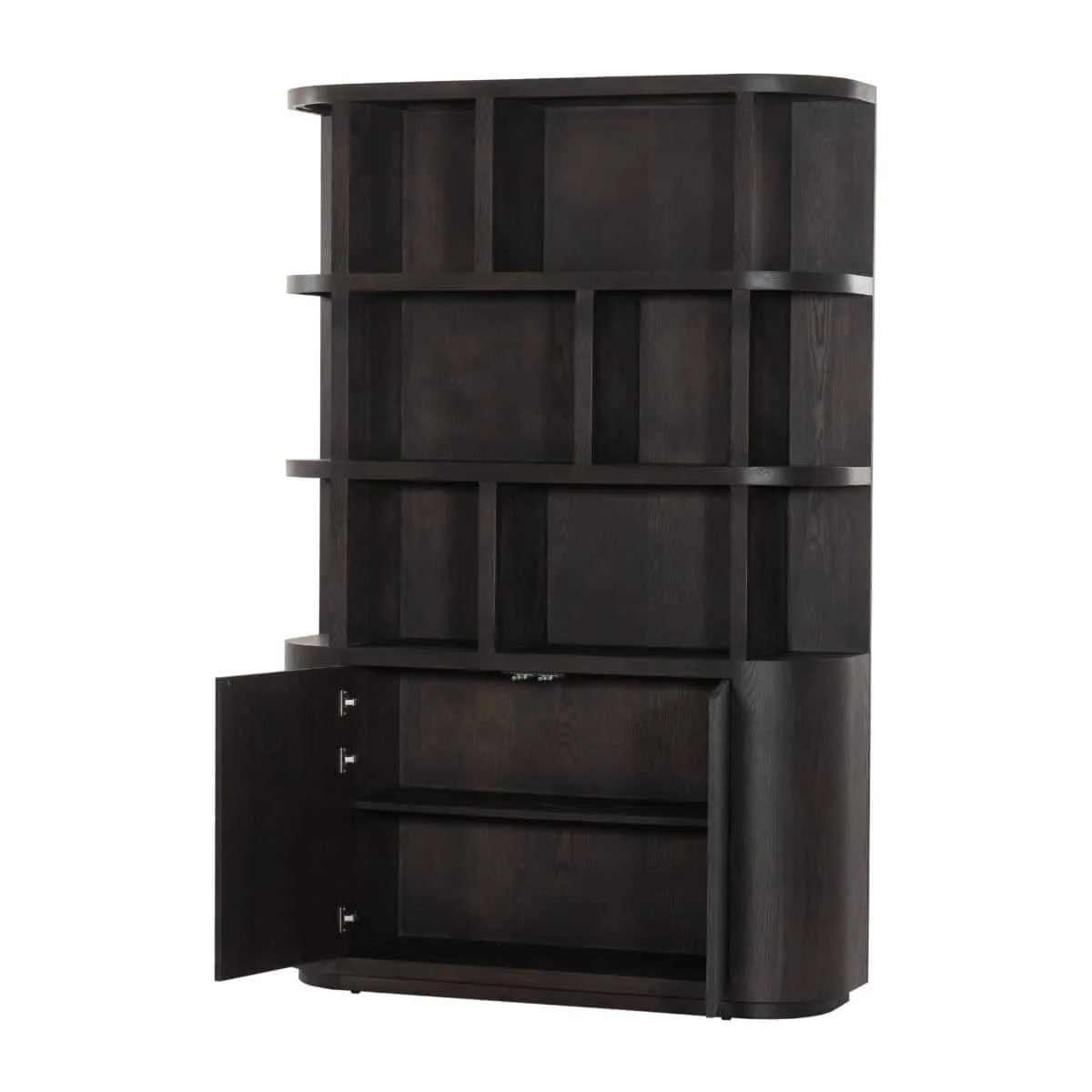 Novero Bookcase Espresso 145cm - Livingfurn