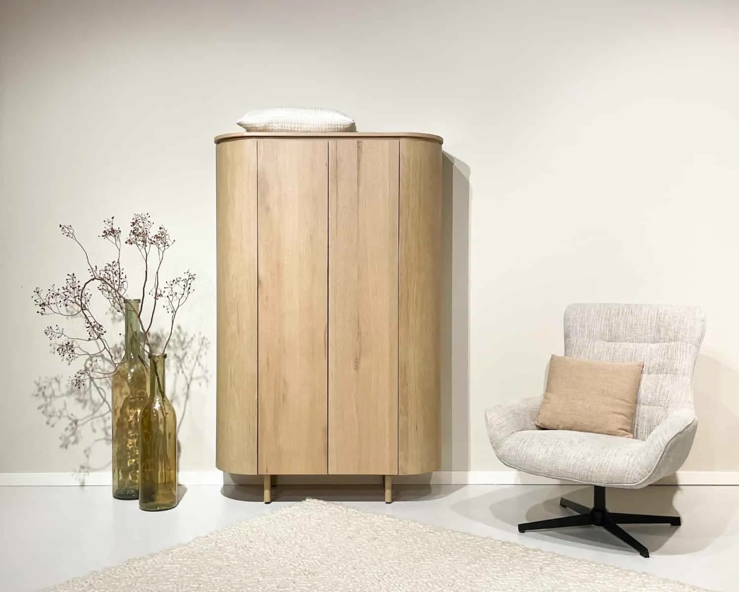 Storage Cabinet Tobago 180cm - Livingfurn