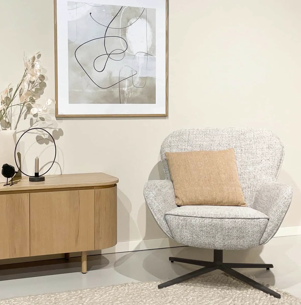 Sven Armchair Bisque Oasis - Livingfurn