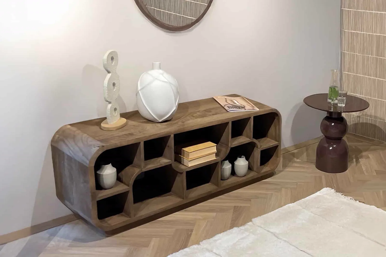 Morgan Almond TV Unit - Brix
