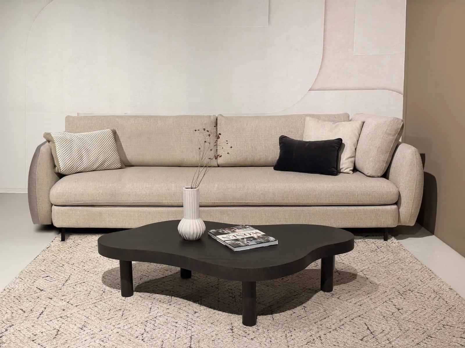Coffee Table Tobago Espresso 135cm - Livingfurn