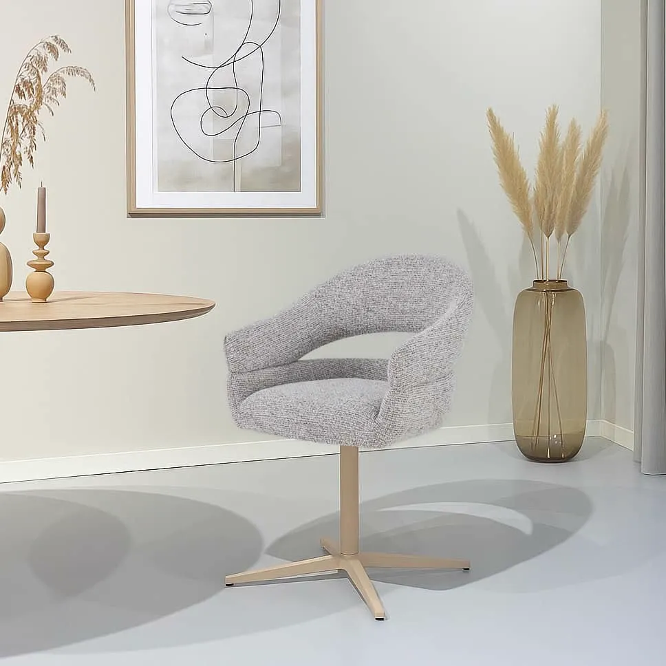 Dining Chair Jade Beige - Livingfurn