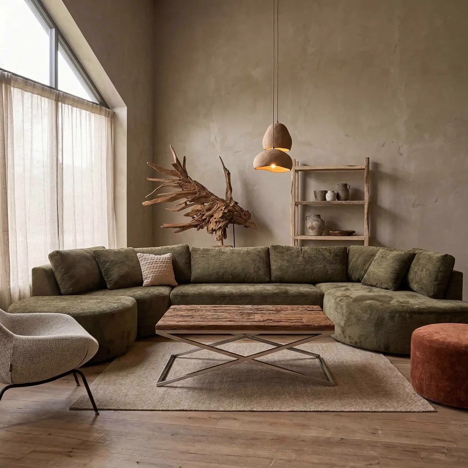 Corner Sofa Lilibeth | U-shape | Fusion Fabric |