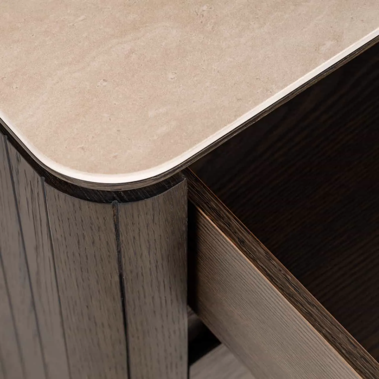 Ritz brown Bedside Table - Richmond Interiors