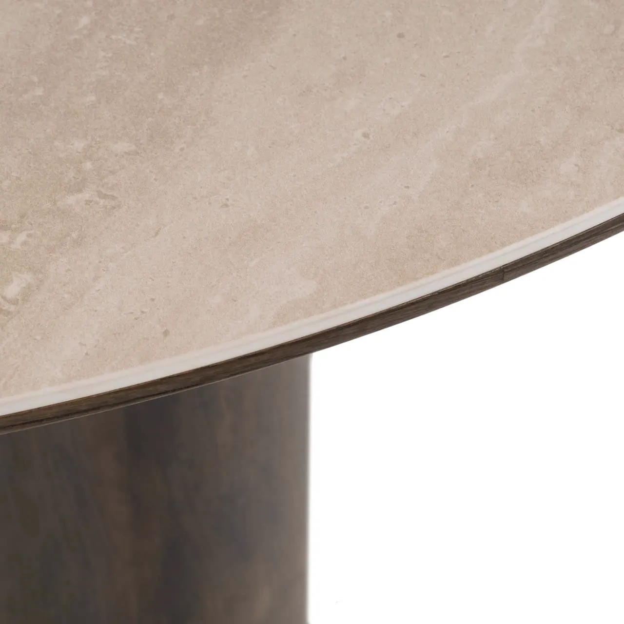 Ritz brown dining table 120Ø - Richmond Interiors