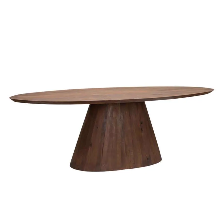 Premana dining table brown oval - Tower Living