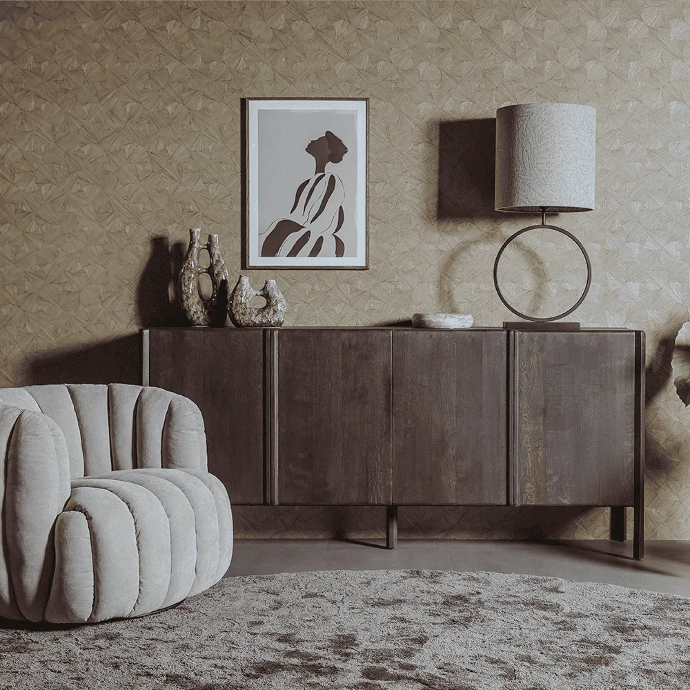 Sideboard Amalfi basalt 200 cm - Tower Living