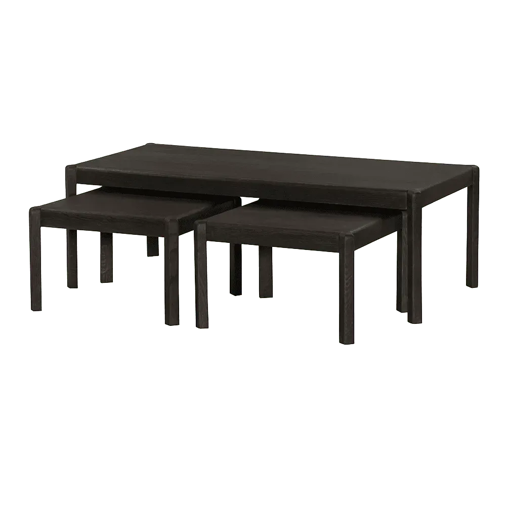 Amalfi Coffee Table and Side Table Set basalt from 50 cm - Tower Living