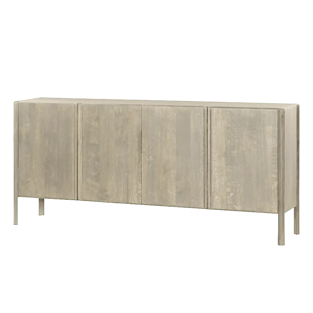 Sideboard Amalfi white wash 200 cm - Tower Living