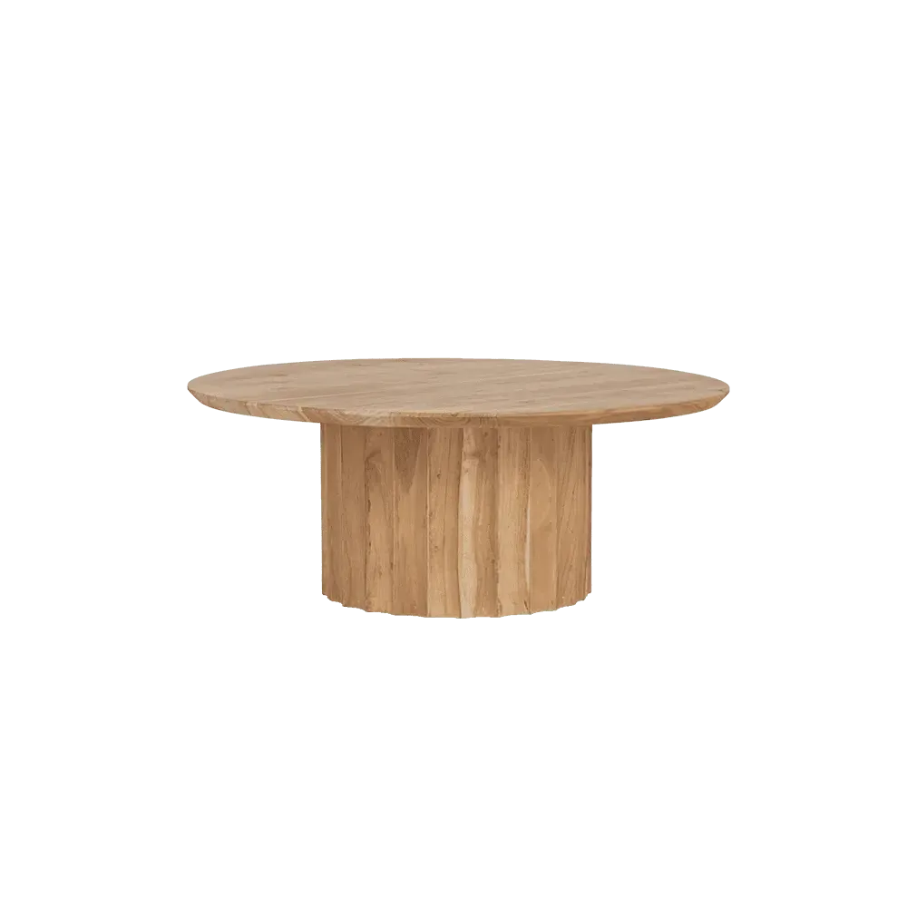 Coffee table Crotone set round 90ø / 60ø cm - Tower Living
