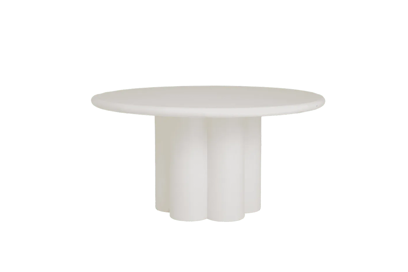 Melzo Round Dining Table White - Tower Living