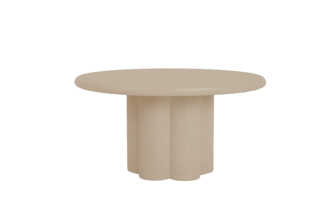 Melzo Round Dining Table beige - Tower Living