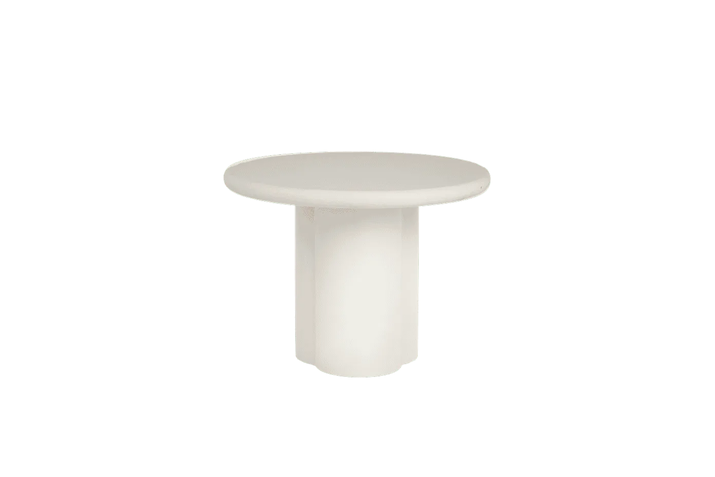 Melzo Side Table round white 60 cm - Tower Living