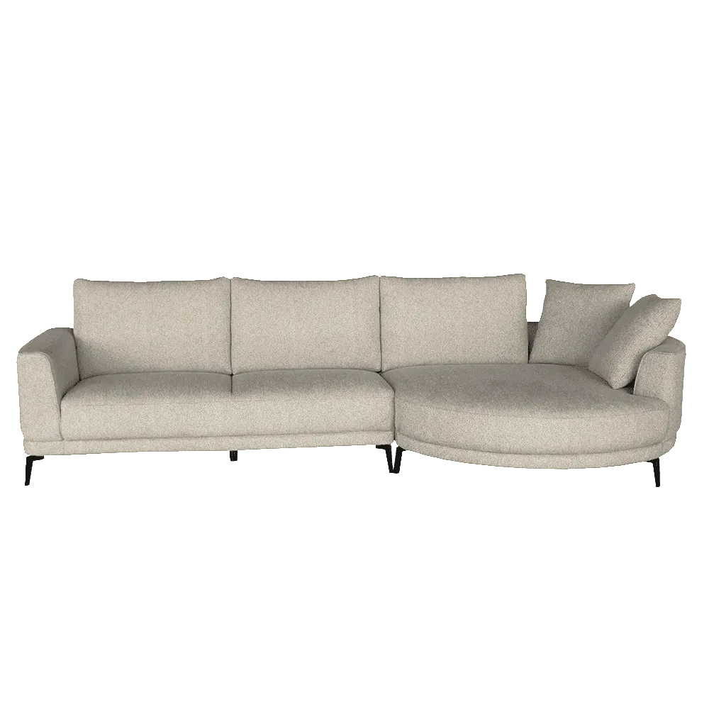 Prescot sofa with right chaise longue - Tower Living