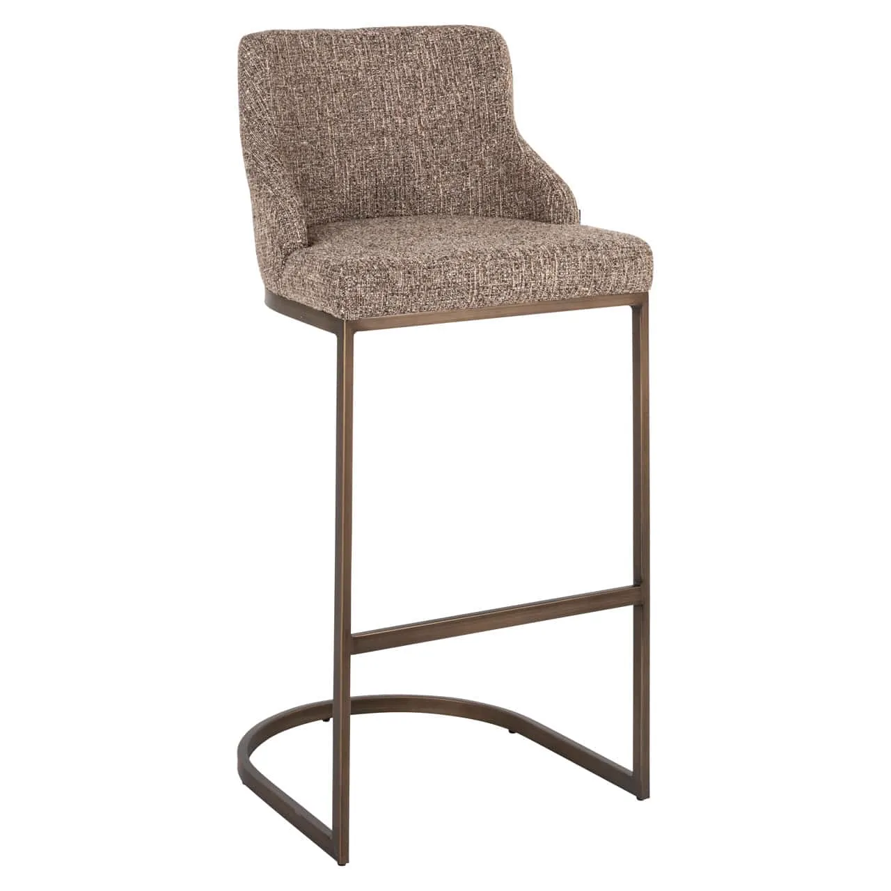 Bar stool Bolton brown tweed (set of 2) - Richmond Interiors