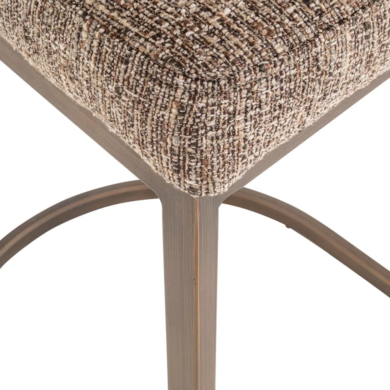 Bar stool Bolton brown tweed (set of 2) - Richmond Interiors