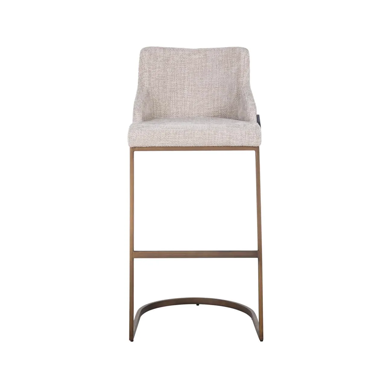 Der Barhocker Bolton natural renegade, auf weißem Hintergrund, von vorne fotografiert - Richmond Interiors