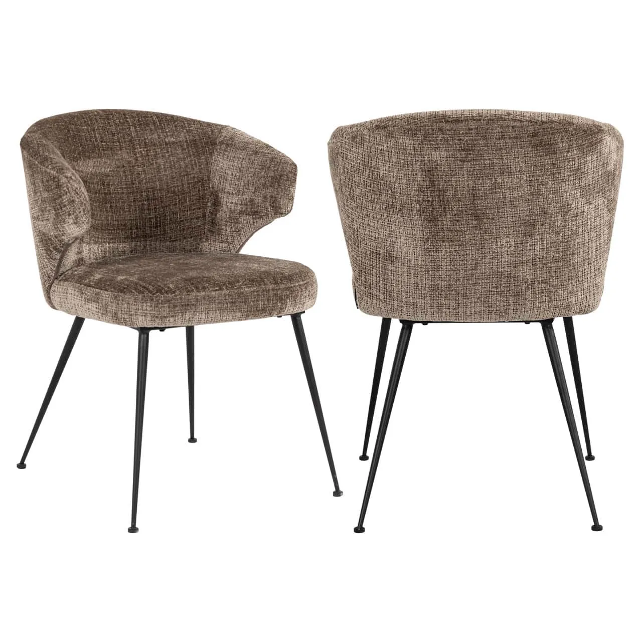 Xandra dining chair niagara stone flame retardant - Richmond Interiors
