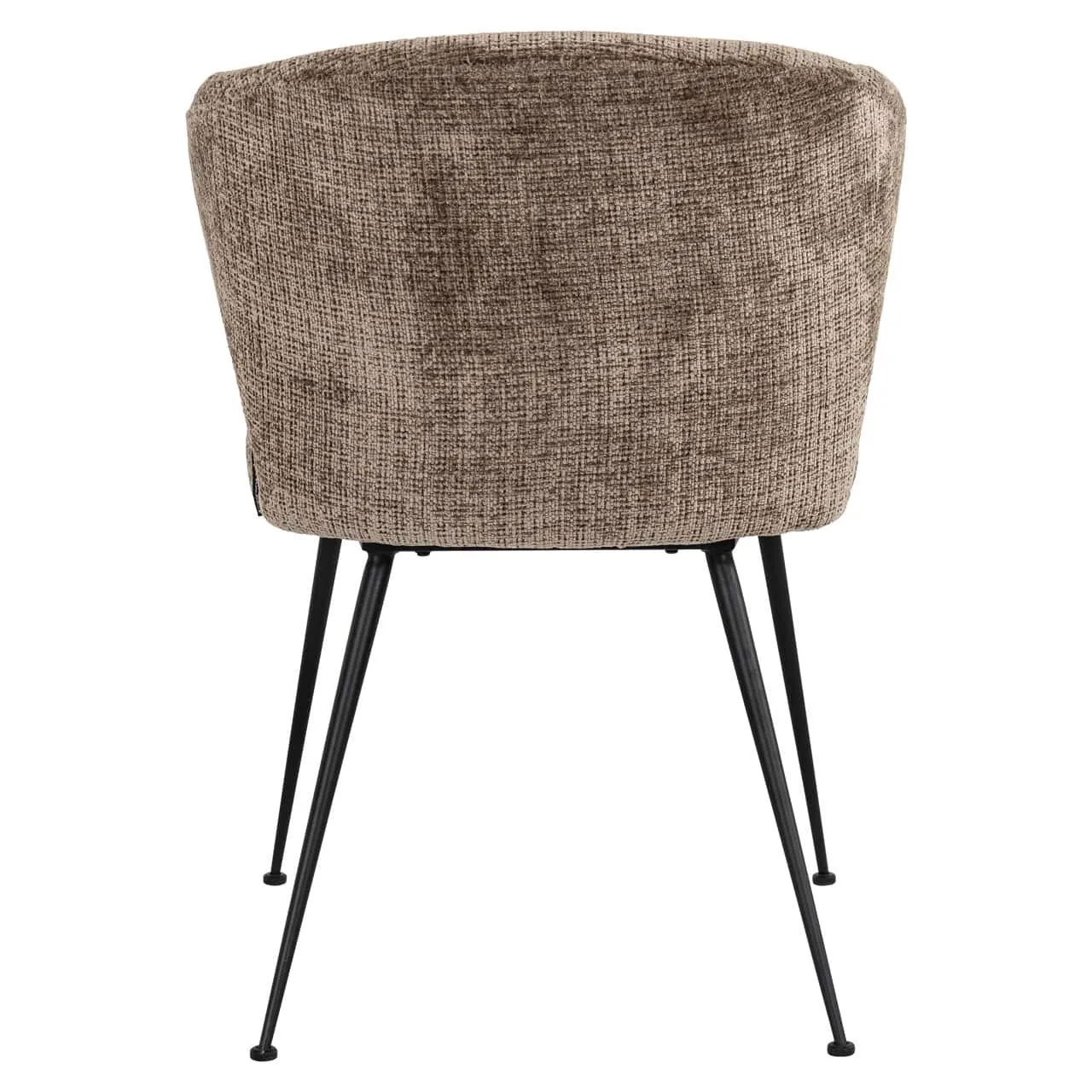 Esszimmerstuhl Xandra niagara stone fire retardant, von hinten auf weißem Hintergrund - Richmond Interiors