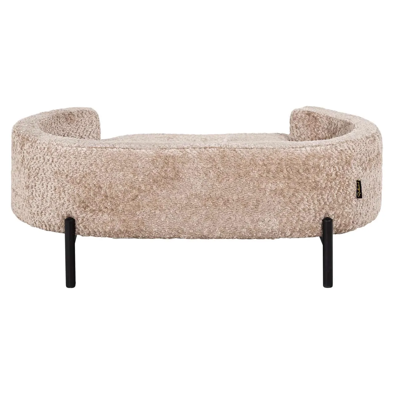Hundebett Dolly Sheep Natur auf weißem Hintergrund, von vorne fotografiert - Richmond Interiors