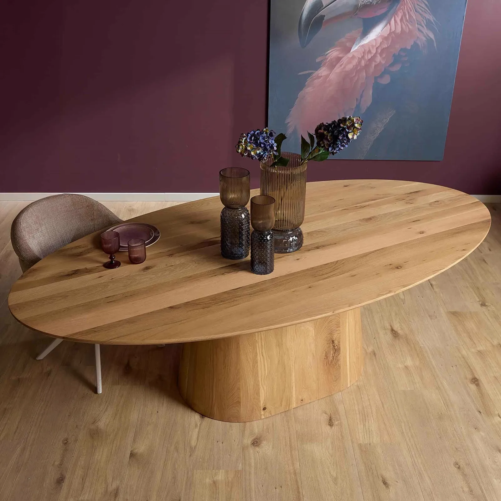 Riga Dining Table | 210 cm | Natural Oak - Starfurn