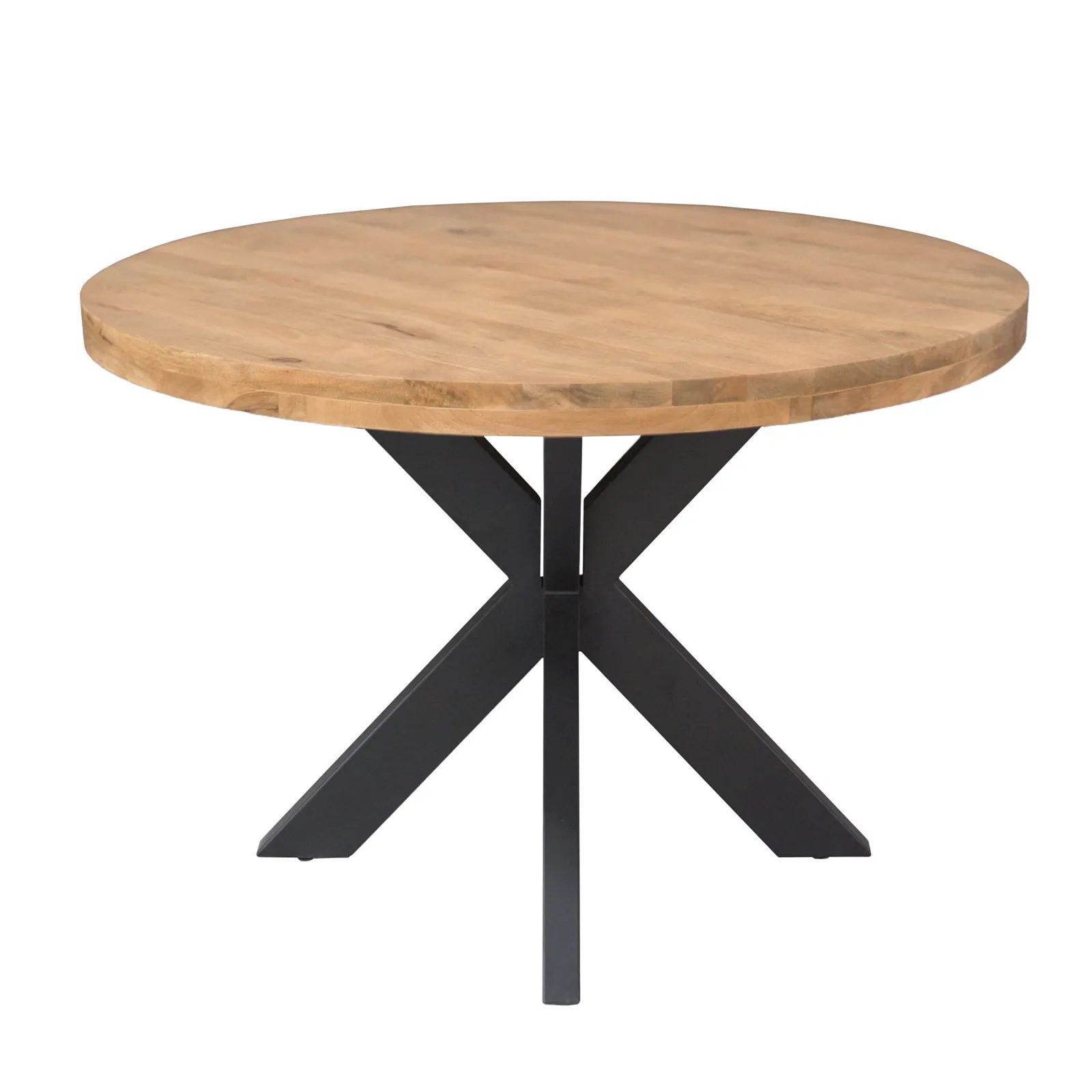 Round Dining Table Dakota Natural Mango wood 130 cm - Starfurn