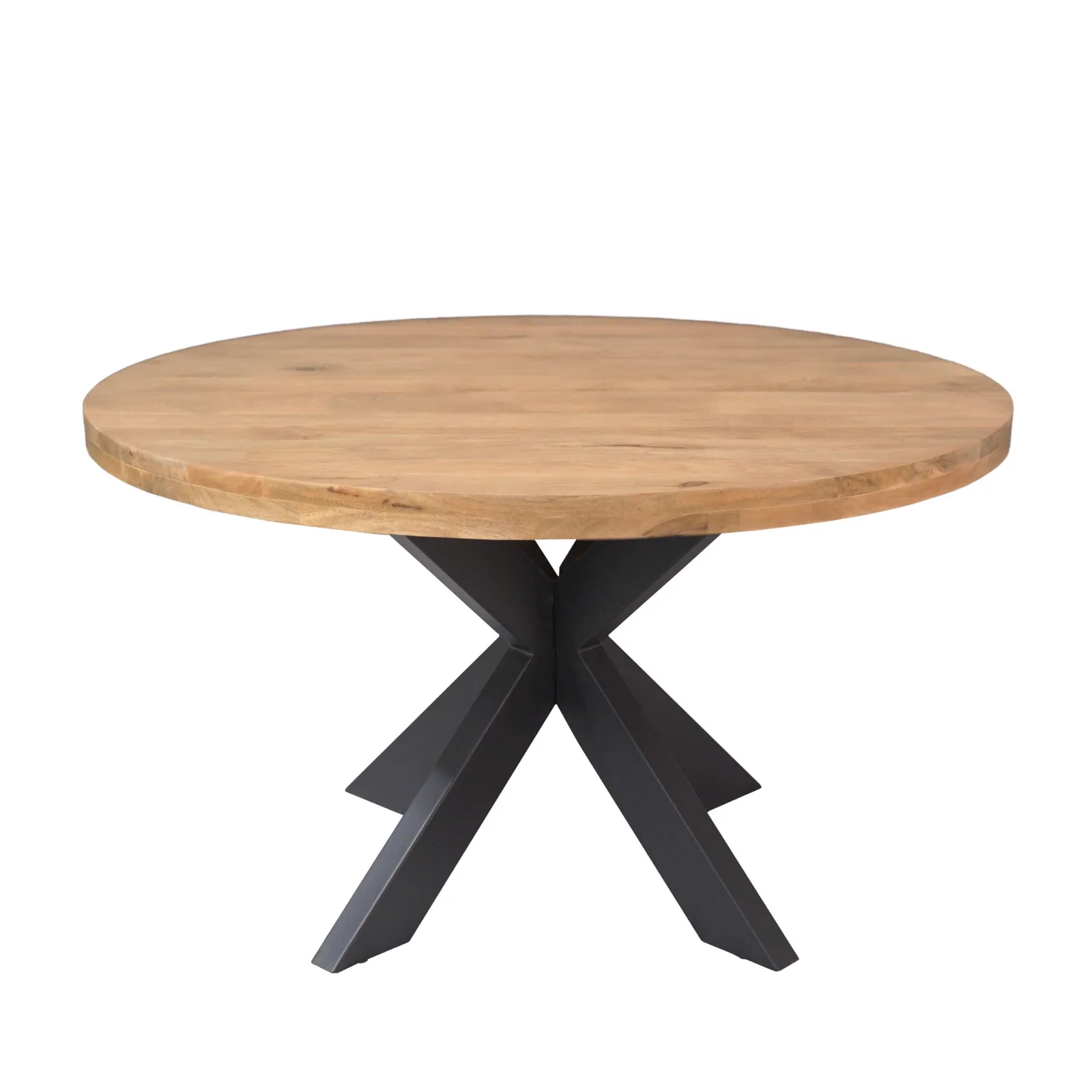 Round dining table Dakota Natural Mango Wood 140 cm - Starfurn