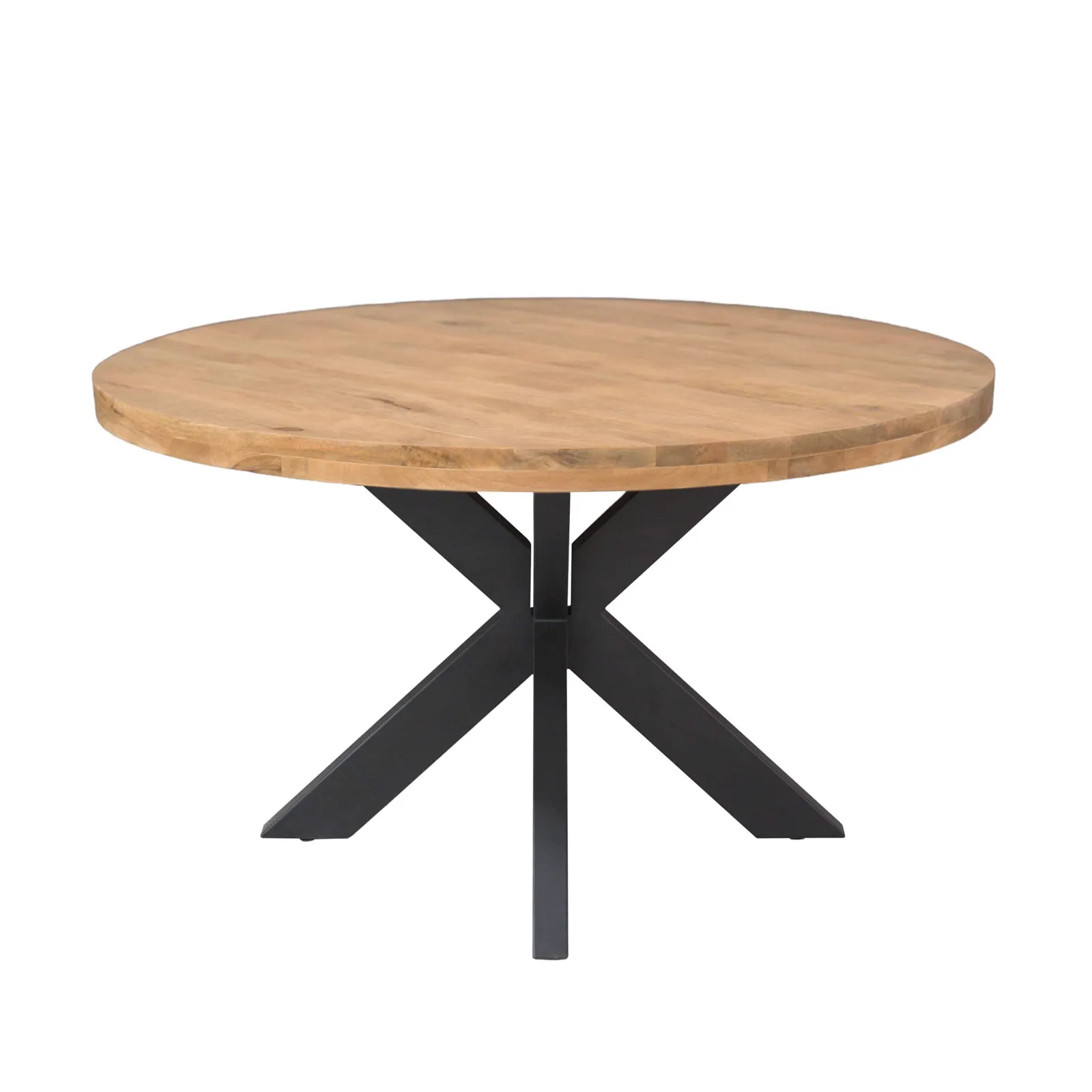 Round dining table Dakota Natural Mango Wood 140 cm - Starfurn