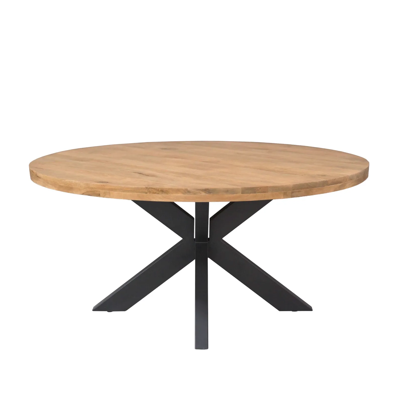 Round dining table Dakota Natural Mango Wood 150 cm - Starfurn