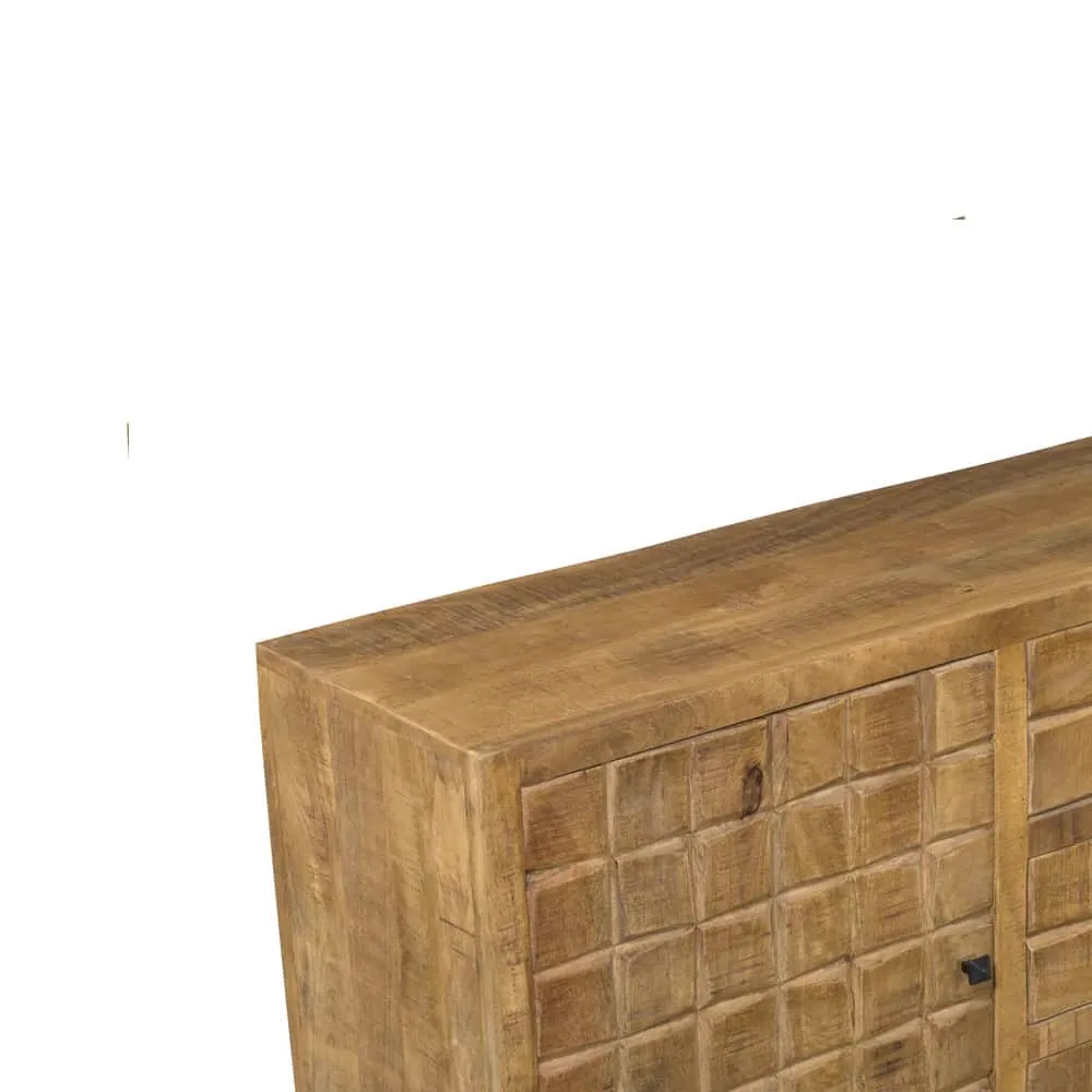 Sideboard Brandy Natural Mango Wood 160 cm - Starfurn