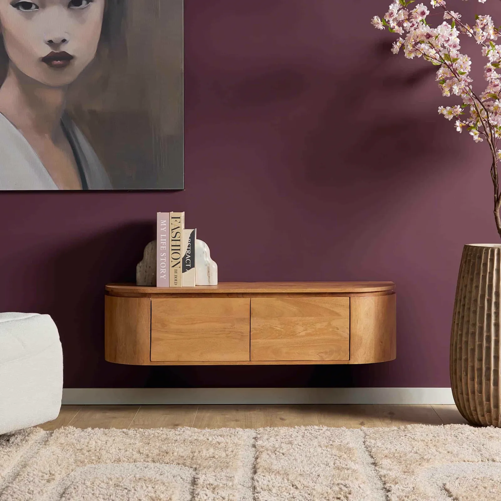 TV Unit Excellent Natural | 120 cm - Starfurn