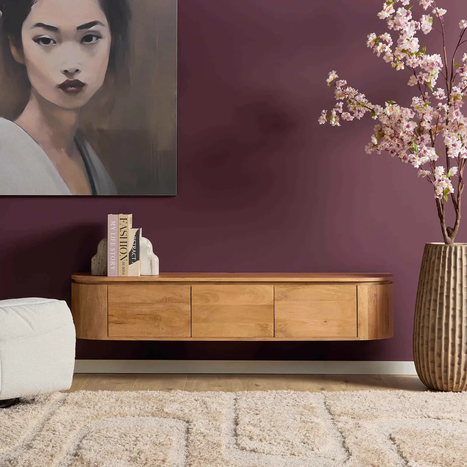TV unit Excellent Natural | 160 cm - Starfurn