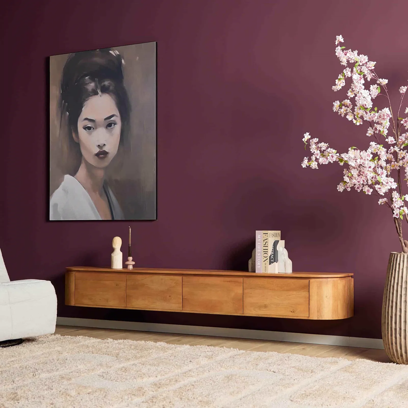 TV unit Excellent Natural | 240 cm - Starfurn