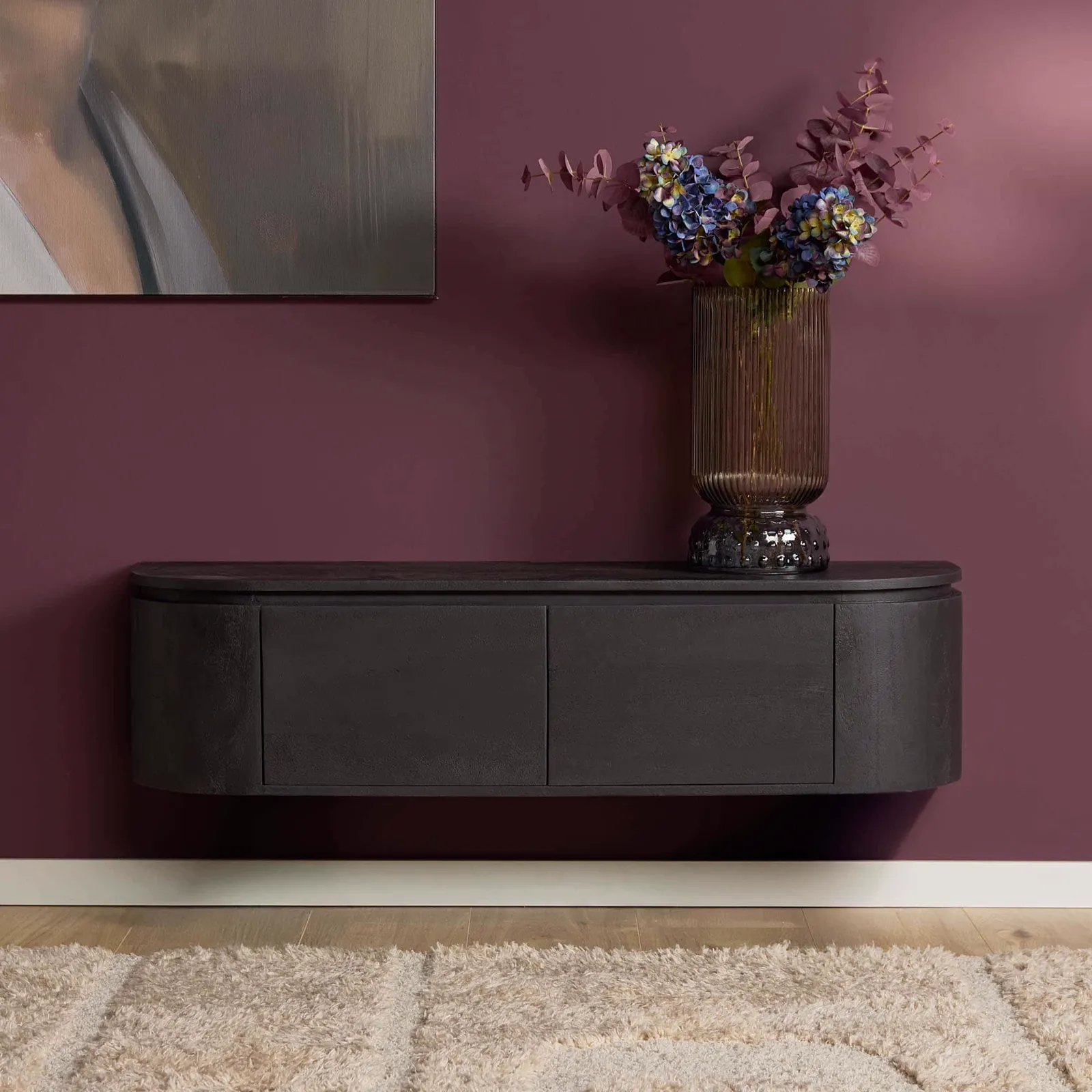 TV unit Excellent Black | 120 cm - Starfurn