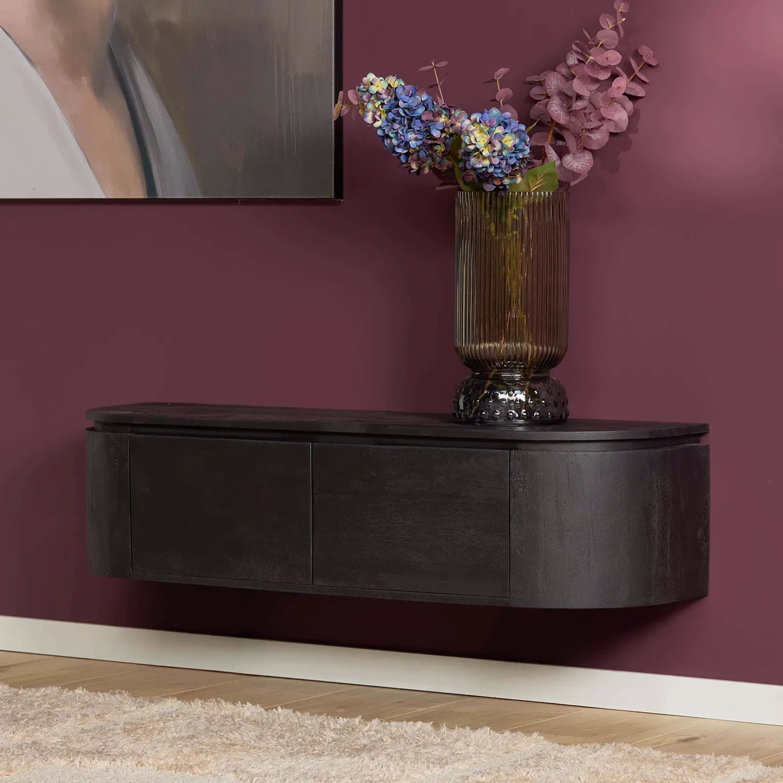 TV unit Excellent Black | 120 cm - Starfurn