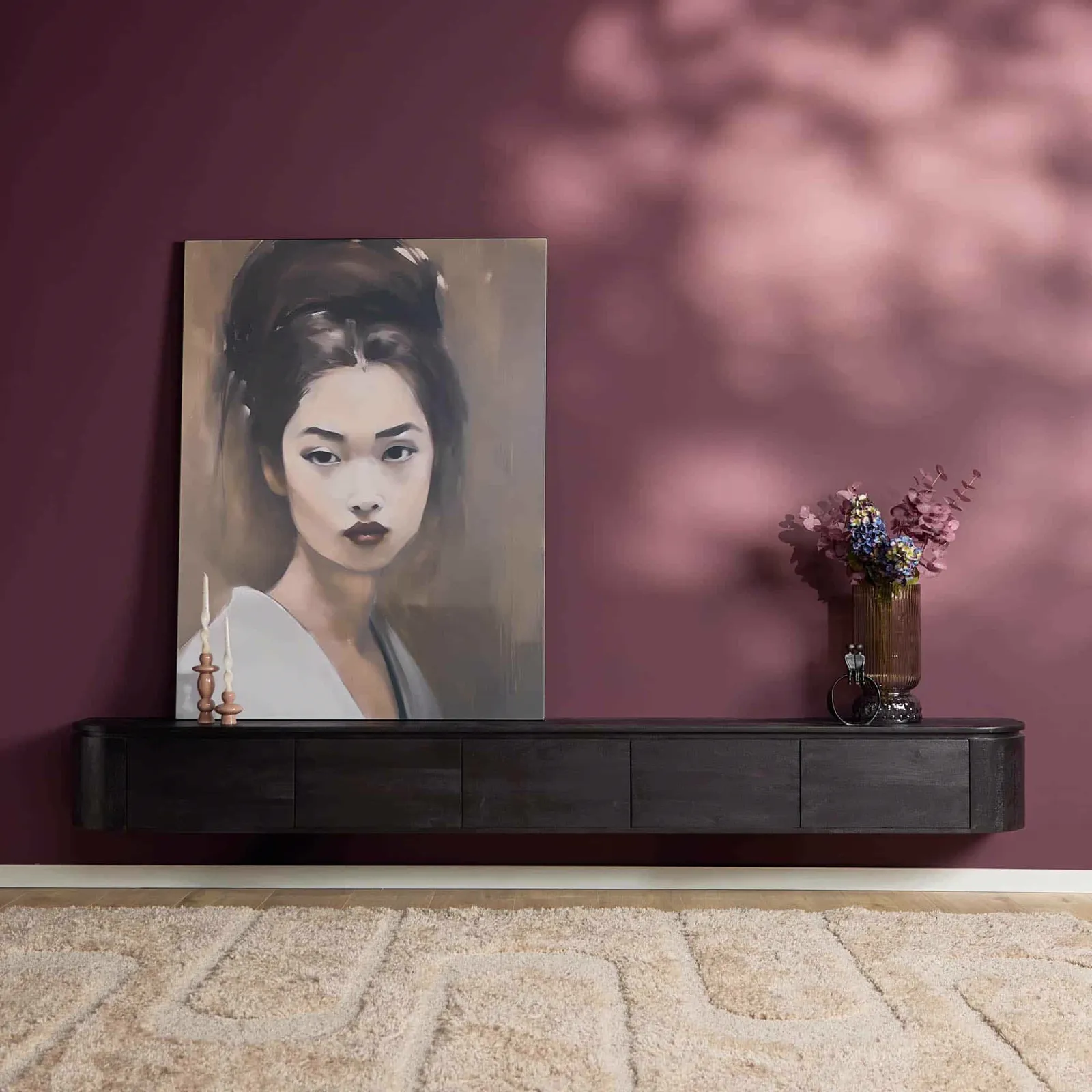 TV unit Excellent Black | 280 cm - Starfurn