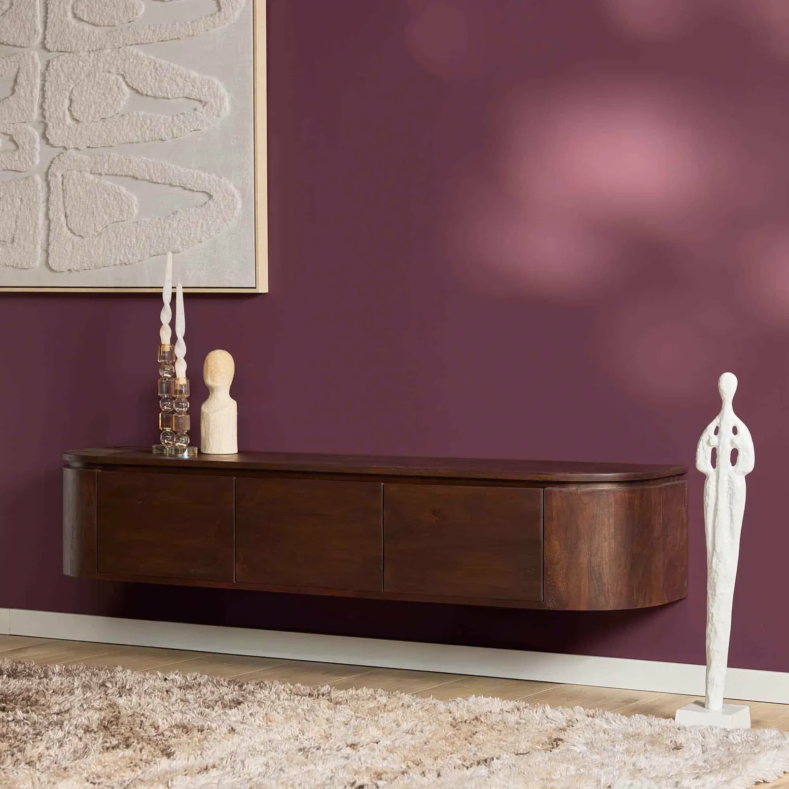 TV Unit Excellent Brown | 160 cm - Starfurn
