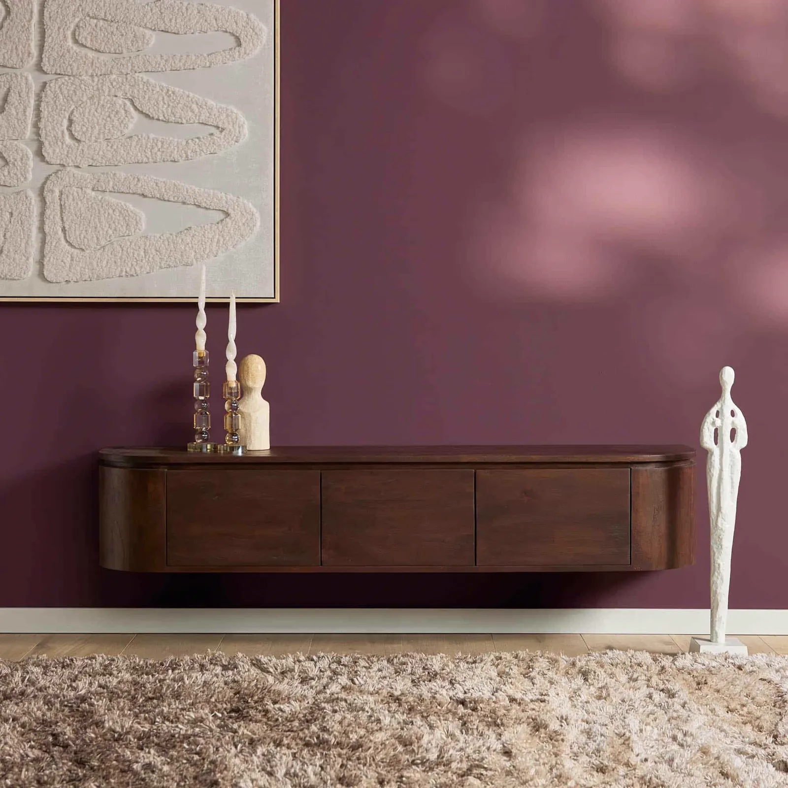 TV Unit Excellent Brown | 160 cm - Starfurn