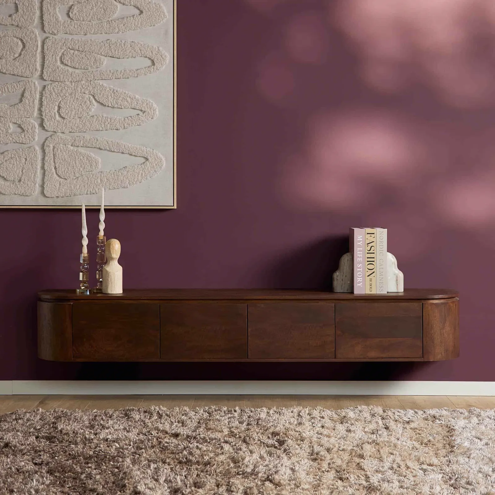 TV unit Excellent Brown | 200 cm - Starfurn