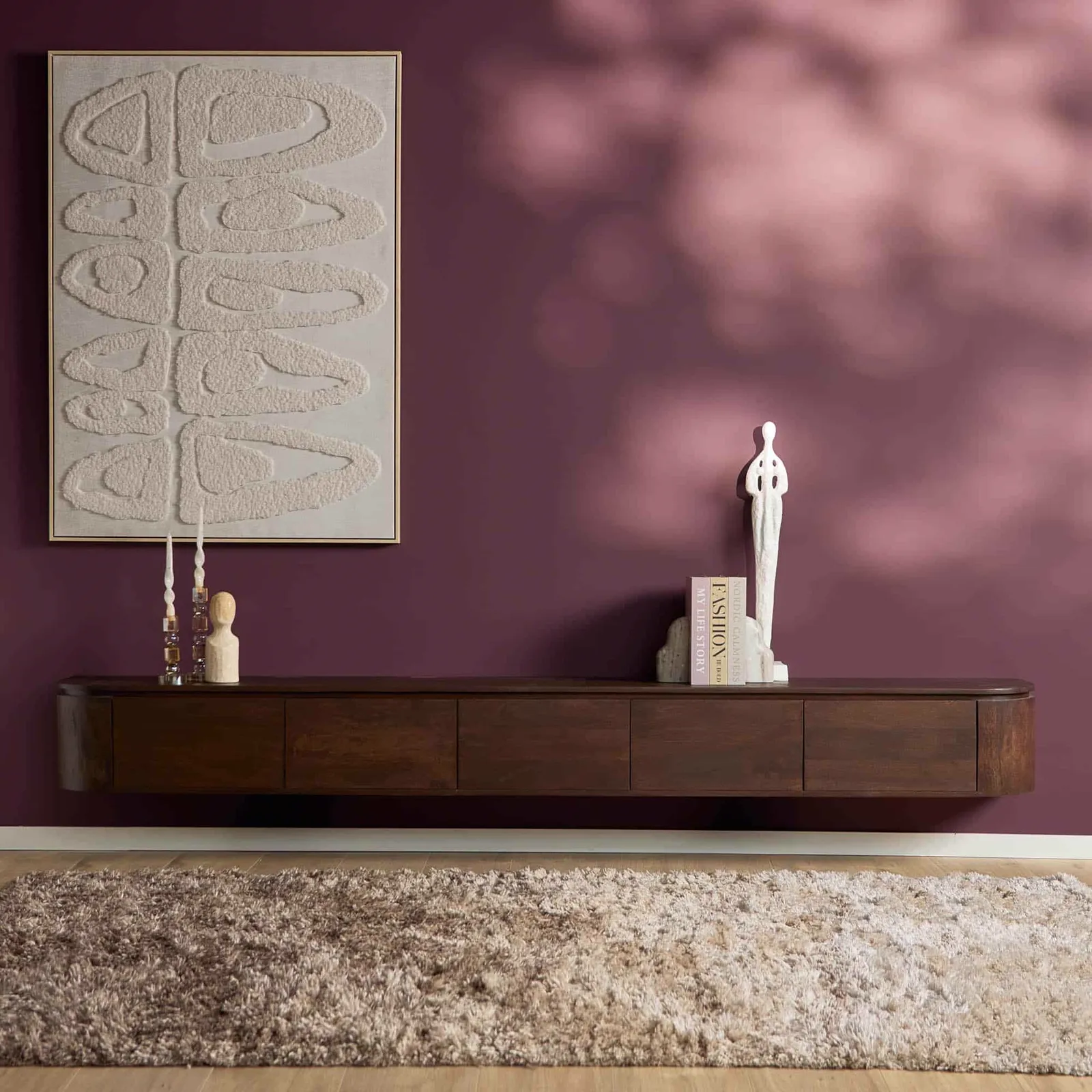 TV Unit Excellent Brown | 280 cm - Starfurn