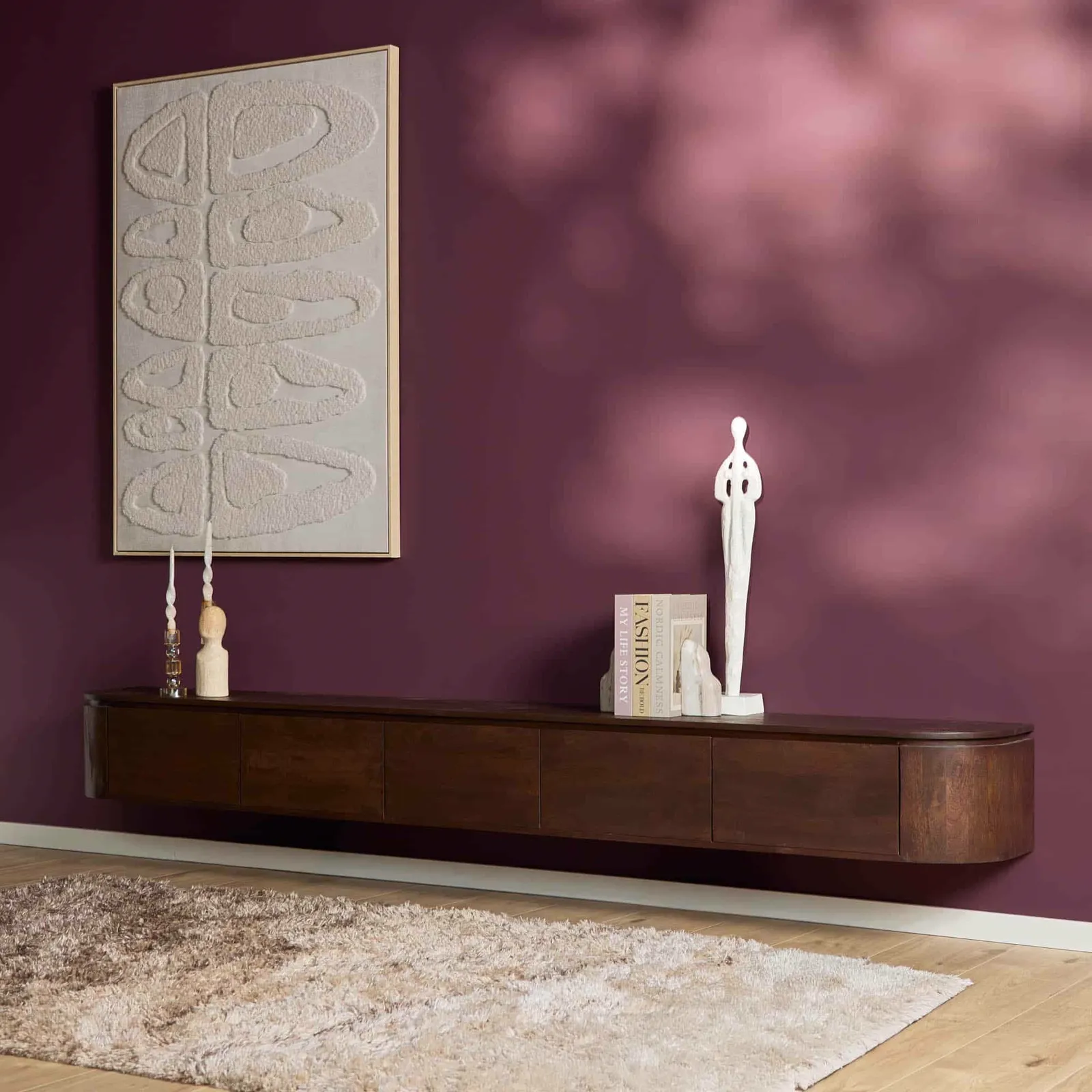 TV Unit Excellent Brown | 280 cm - Starfurn