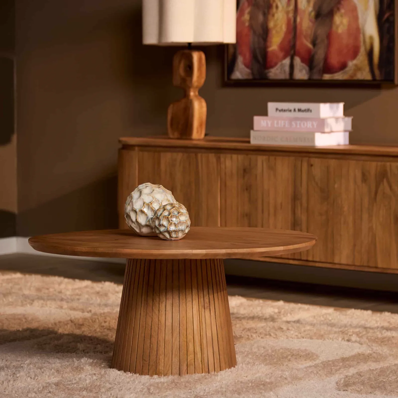 Coffee Table | Solana | 80 cm | Natural - Starfurn