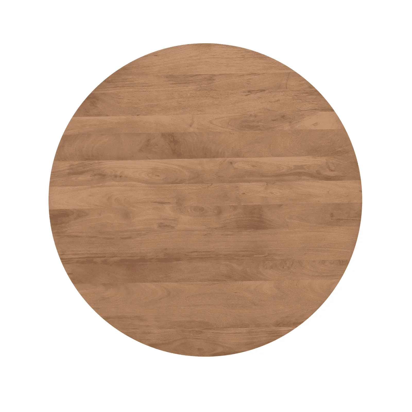 Round dining table Solana Natural Mango Wood 130 cm - Starfurn