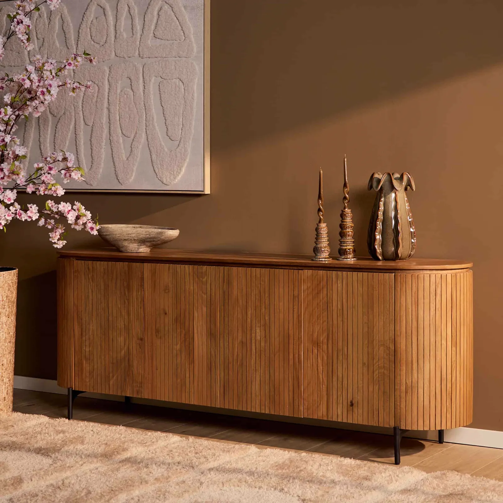 Sideboard Solana | 210 cm | Natural - Starfurn