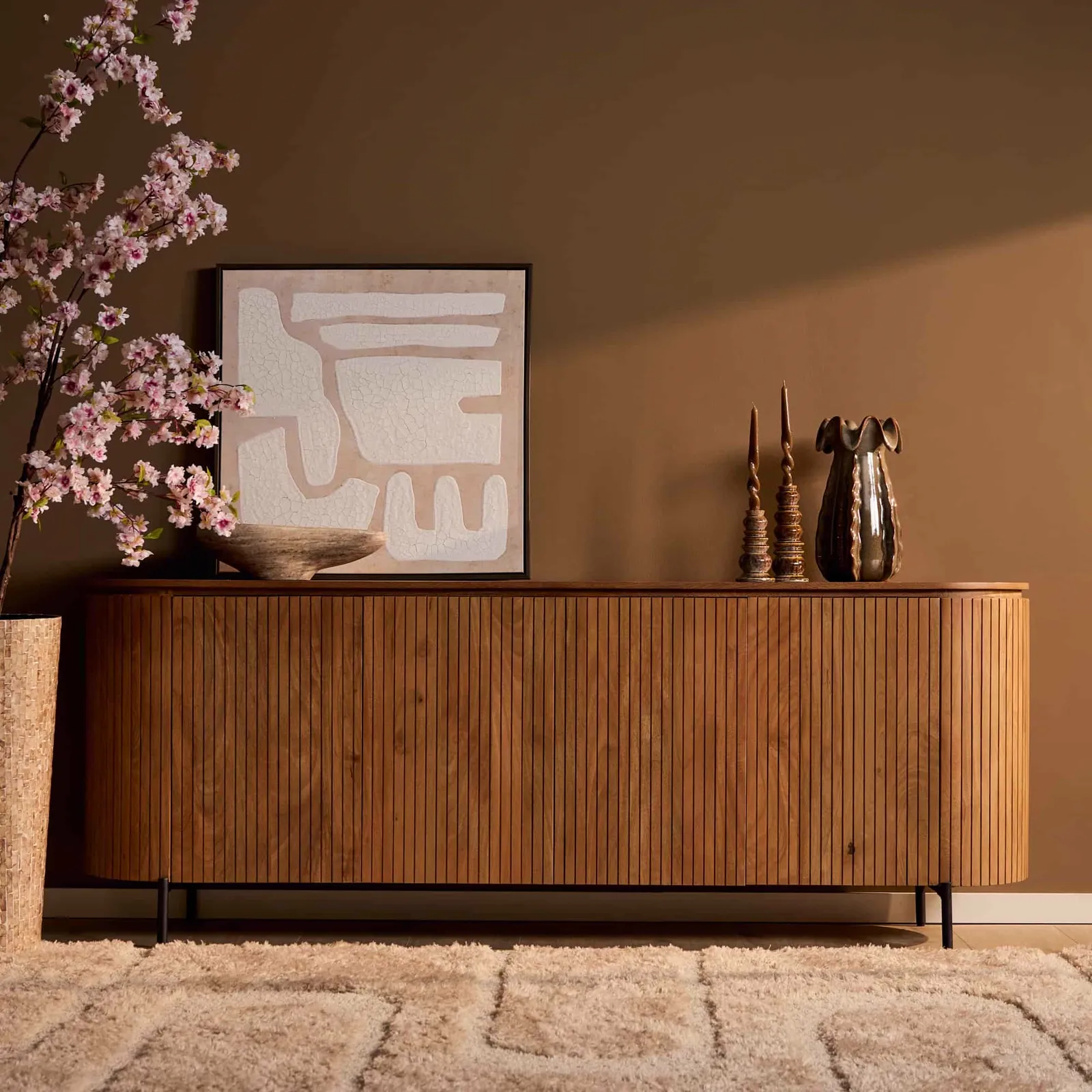 Sideboard Solana | 210 cm | Natural - Starfurn
