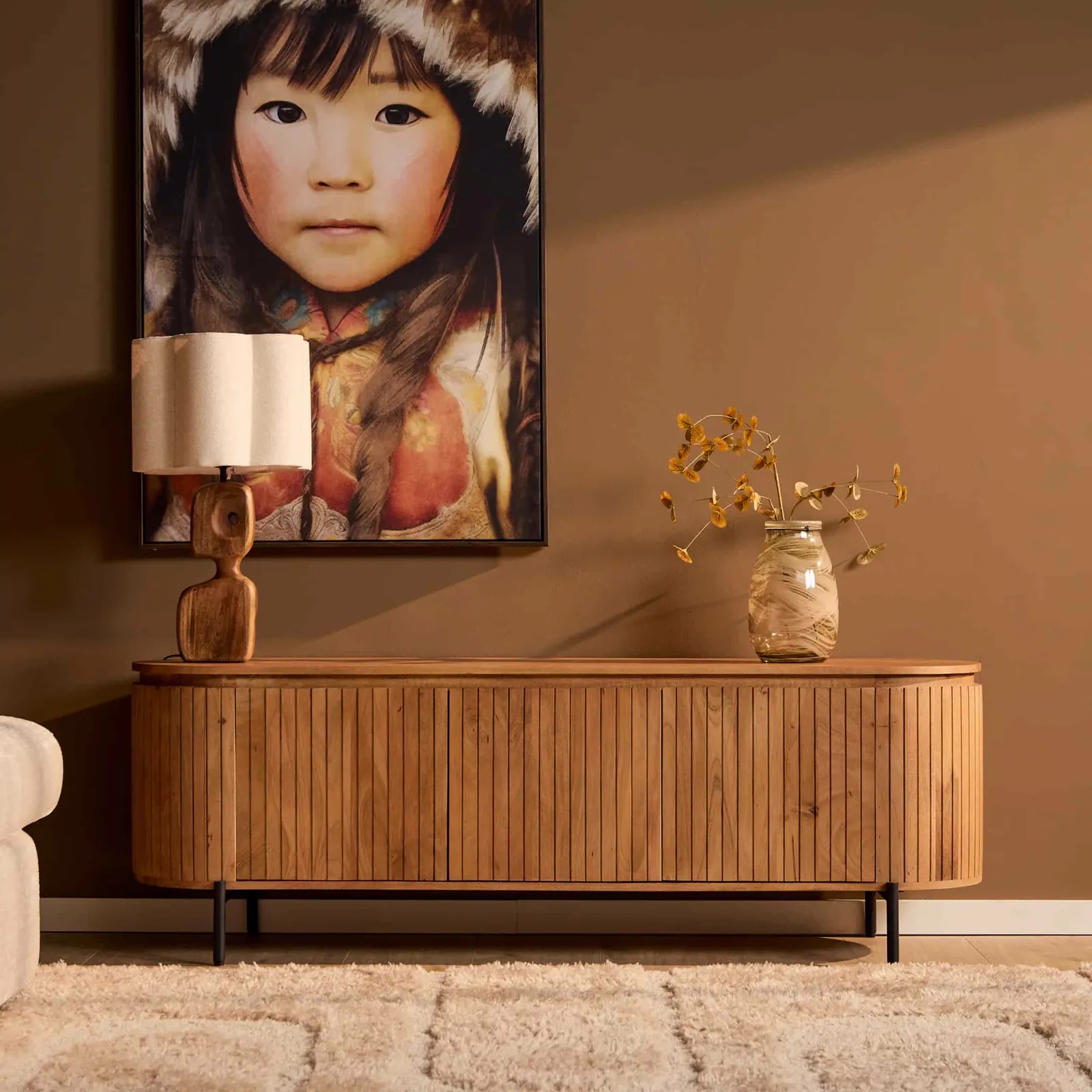TV Unit Solana | 165 cm | Natural - Starfurn