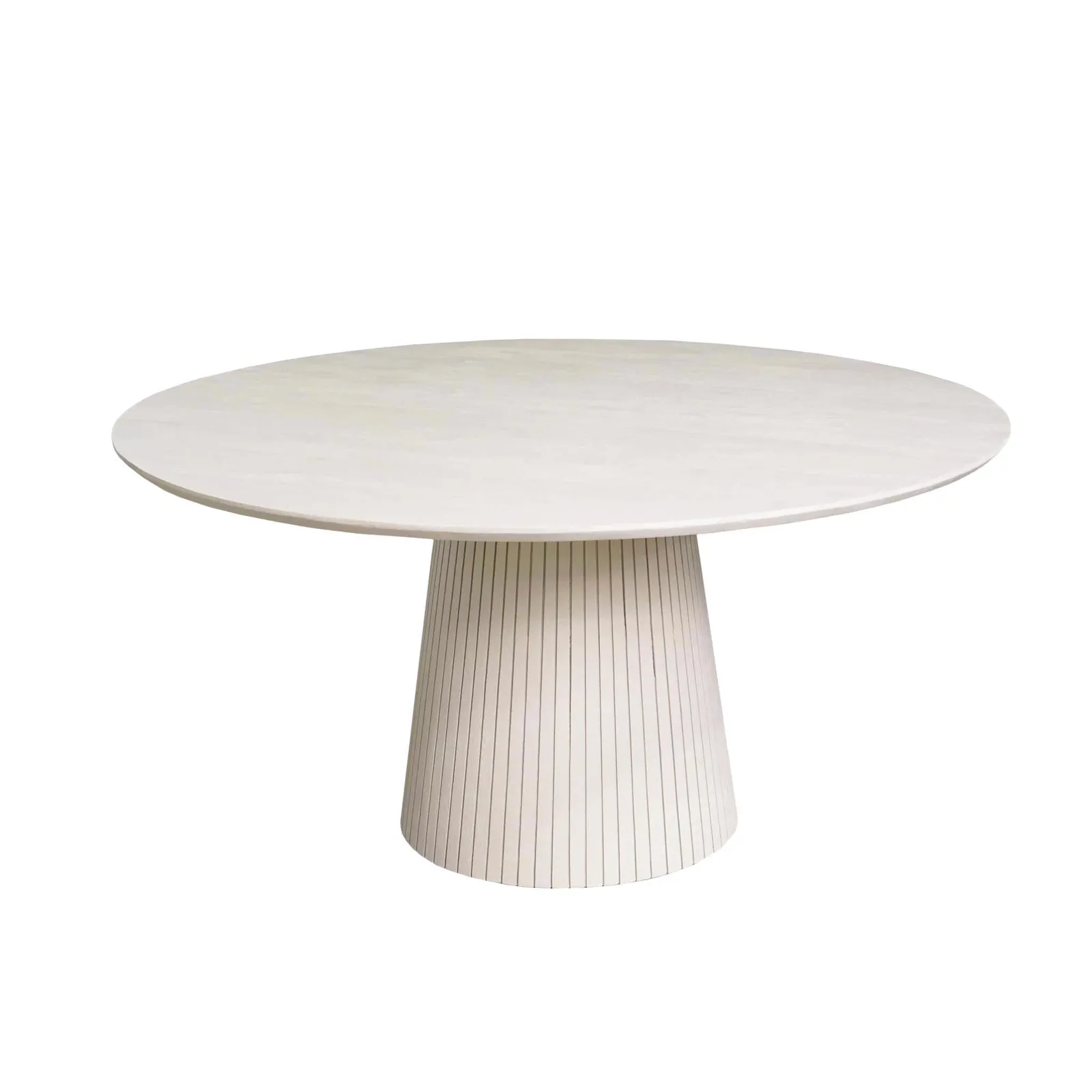Coffee table Solana Sand Mango Wood 50 cm - Starfurn